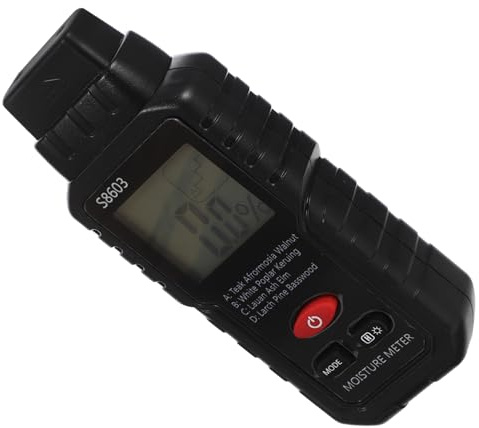 DECOMELODY Moisture Tester for Wall Indoor Humidity Wood Moisture Accurate Readings Compact Design Easy to Use No Battery Included
