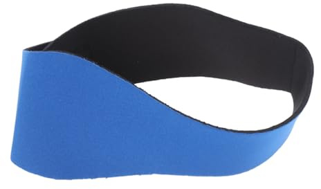 Parliky Fascia da Nuoto Regolabile Proteggi Orecchie per Ragazzi e Adulti Blu Scuro Accessorio Sport Acquatici e Yoga Media