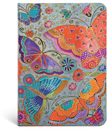 Paperblanks Laurel Burch Flutterbyes Midi Notebook Lined Writing Journal Blank Sketch Book