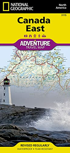 Canada East Map (National Geographic Adventure Map, 3115)