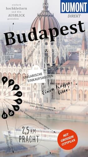 DUMONT direkt Reiseführer Budapest: Mit großem Cityplan