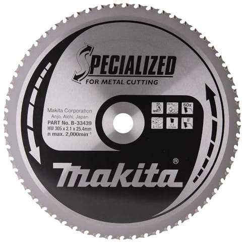 Makita B-33439 Specialized Metal Cutting Saw Blade 305x25.4x60T