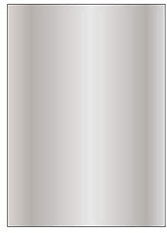 APLI-Carta metallizzata argento A4 130 g 10 fogli