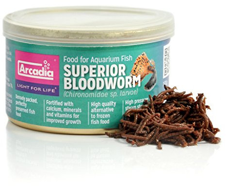 Arcadia Tinned Fish food (Superior Bloodworm)