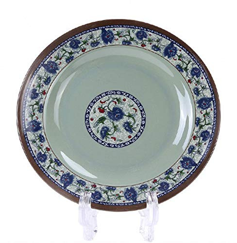 Golandstar 10pcs Set A5 Melamine Feast Dinnerware Tableware Hotel Plates Dish Imitation Ceramic Utensil Food Dishes Banquet Accent Plate (10, 7 Inch)