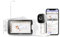 Hubble Connected Nursery Pal Skyview Smart Video Baby Monitor Wifi Camera with 5 Inch Screen, Cot Mount, 7 Colour Night Light, Night Vision, Two-Way Talk, Room Temperature Sensor and Smartphone App