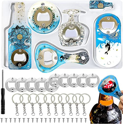 Moule de Décapsuleur Moule en Résine Silicone pour Ouvre Bouteille