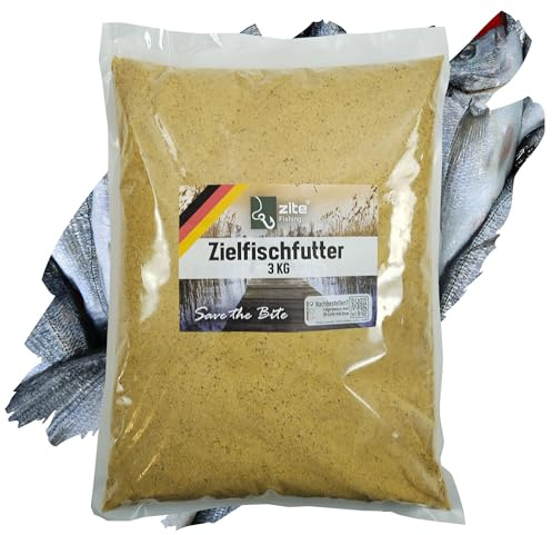 Cite Fishing Brass målfiskfoder färdig mix – speciellt basfoder – 3 kg fiskefoder molnbildande – stark lockande effekt och optimal bindning