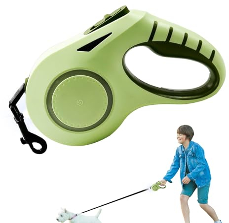 Einziehbares Hundeseil, automatisches Aufziehen, ausziehbares Hundeseil, 6 m langes Trainingsseil, langlebig und reflektierend für sicheres und effektives Hundetraining und Spazierengehen