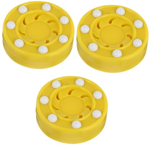 HANABASS 3stücke Roller Hockey Pucks Für Street Hockey Professionelle Hockey Pucks Für Inline Rollenhockey Geeignet Für Männer Und Frauen Hochwertige Spielpucks Für Bedingungen