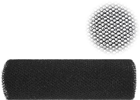 Lnngub African Net Sponge African Exfoliating Net Sponge, Back Scrubber for Shower, Black Nylon Long Strip 30 * 80cm, African Exfoliating Net Sponge for Smooth Skin, Perfect for Daily Use and Travel