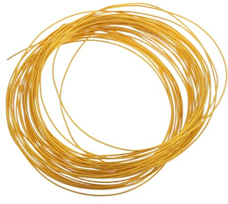 Gogogmee 10m Multi-Function Bendable Metal Wire for Jewelry Making Gold Crafting Wire Durable Beading for Sculpting and Accessory Creation