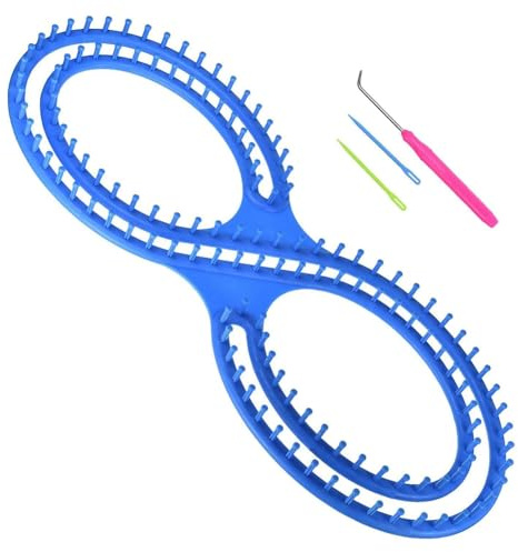 Tolaily Kit di tessitura afghano per grandi progetti di tessitura, artigianato a maglia, tavola da lavoro a maglia, kit di tessitura