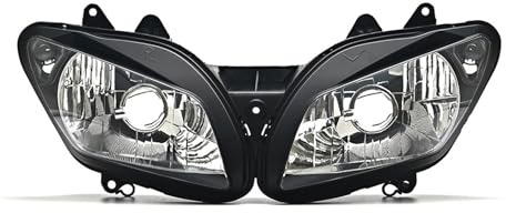 Faro Delantero Faro Delantero Motocicleta Faro Delantero Lámpara para YZF 1000 R1 2002 2003 para YZF-R1 02-03 Conjunto Faro Delantero Moto Faro