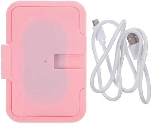 Mikikit Scalda Salviette Umide Portatile USB per Temperatura Costante Riscaldatore Tascabile per Casa e Auto Compatibile con Salviette Wipe
