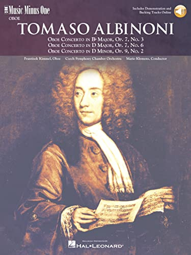 Albinoni Oboe Concerti B-Flat, Op. 7 No. 3; D Major, Op. 7, No. 6; D Minor, Op. 9, No.: Music Minus One Oboe