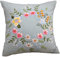 Sharplace Kit de taies d'oreiller à Broder Housse de Coussin Kit de taie d'oreiller Kits de Point de Croix pour débutants - Bleu Clair