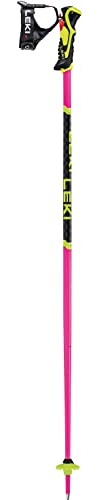 LEKI Unisex vuxen skidstav, neonrosa-svart-neongul, 100