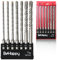 BeHappy SDS Plus Bohrer Set, 7tlg Steinbohrer Set, Hammerbohrer für Beton, Stein, Granit, Ziegel und Mauerwerk mit 4 Schneiden in den Größen 5,6,6,8,8,10,12 x 160mm, Zubehör Schlagbohrmaschine