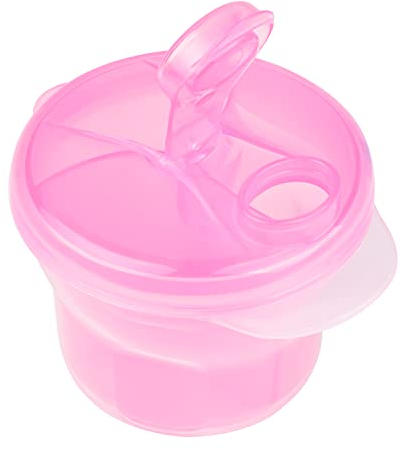 AOVNA Milk Powder Dispenser Portable Milk Powder Container Baby Milk Powder Storage Container for Travel Outdoor (Pink)