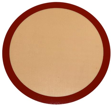 LIFKOME Fogli Tappetino da forno rotondo in silicone teglie in silicone teglia da pane teglie da forno friggitrici ad aria tappetino per microonde tappetini da forno Macaron bakeware