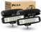 PICAA LED Arbeitsscheinwerfer, 4X 24W 6 Zoll 7D Arbeitsscheinwerfer Traktor 12V 24V Wasserdicht Arbeitslicht led zusatzscheinwerfer für Bagger Traktoren Schlepper Gabelstapler ATV Lkw, offroad