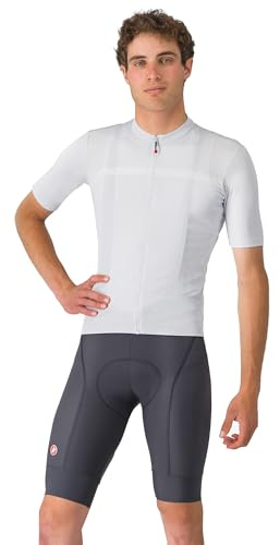 Castelli Salopette da Uomo Competizione 2, Imbottitura per Tutte Le Condizioni per Ciclismo su Strada, Gravel Bike e Corse di Alto Livello, Grigio Scuro, M