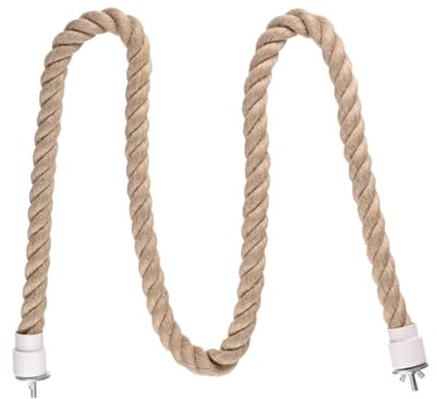 Rrlihjgu Perche de Corde à Oiseaux, Perche de Corde Perroquet | Corde oscillante | Perche d'oiseau Stand pour l'escalade de Cage Accessoire pour la poêle à carcs de poêle Planeur de Sucre à Parking