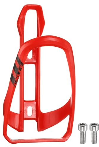 QUARKZMAN Portabotellas para Bicicleta Ligero Soporte para Botellas De Bicicleta Carga Superior Portavasos para Ciclismo MTB Carretera Gravel Rojo