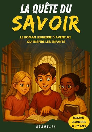 La Quête du Savoir: Roman pour enfants de 8 à 12 ans. Un livre d'aventure pour filles et garçons sur la curiosité, le courage, la confiance, l’amitié et entraide, lecture CE1, CE2, CM1, CM2, 6eme