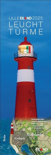 LilleEiland Lesezeichen & Kalender 2025: Eiland-Leuchtturm-Kalender mit 12 Farbfotos und Satellitenkarten. Kleiner Kalender 2025 mit Lesezeichen zum Heraustrennen. (Lesezeichen & Kalender Heye)