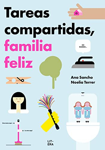 Tareas compartidas, familia feliz (Crianza)