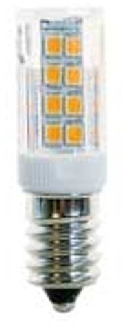 Bombilla LED T16/T26, E14, 4,0 W, LED Epistar, 300°, 6000 K, 220 Vac, LM350, RA>80, 16 x 54 mm, apta también para frigoríficos