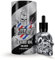 Bandido Aceite para barba para el cuidado diario de la barba de 3 días o barba completa, aceite de barba como regalo para hombres, 40 ml con dispensador de pipeta, diseño de calavera, sérum para