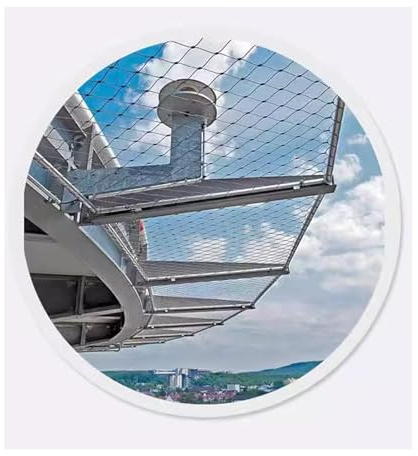 Multifunktionales Metallgeflecht, 304 Edelstahl-Seilnetz, Maschendrahtzaun, Gartenzaun, Horizont Geflügelnetz Easy, Beweglicher Begrenzungszaun, Anpassbar (Size : H1.5xL4m/H4.92xL13.12ft)