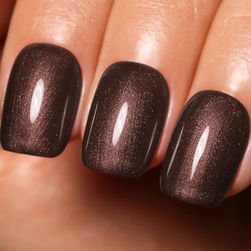 FireDeep Pearl Brauner Gel-Nagellack, 0.54 Fl Oz Große Flasche, Winter UV/LED Soak Off Lack