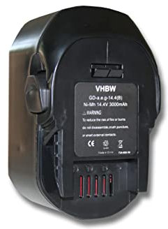 vhbw 1x Akku (3000 mAh, NiMH, 14,4 V) kompatibel mit Würth Master SD 14.4 Werkzeug