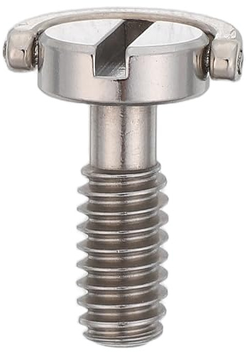 LIGIGWASH Vite per Montaggio Treppiede in Acciaio Inossidabile con Anello D Vite a Taglio per Rilascio Rapido Accessorio per Staffa di Montaggio Fotocamere Professionali e Amatoriali