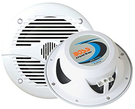 Boss 1241812 MR60W Coassiali Marina, Bianco, 165mm, Confezioni da 2