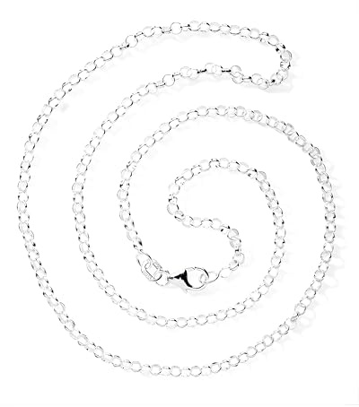 Heartbreaker Erbskette I Klassische Halskette für Anhänger aus hochwertigem 925 Sterling Silber I Länge 45 cm & Stärke Ø 2 mm I In Goldschmiedequalität gefertigt I HB 245 BE