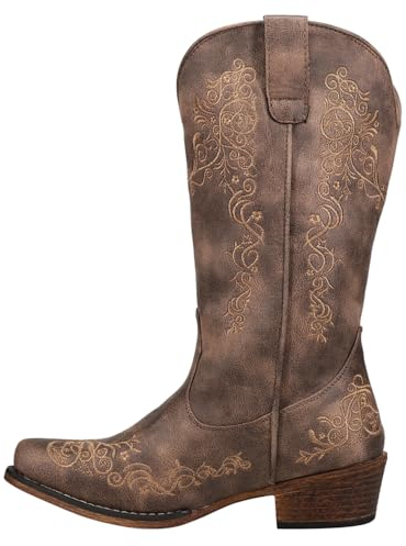 ROPER Damen Riley Scroll Westernstiefel, braun, 40 EU