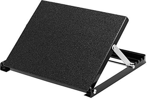 Professional Steel Calf Stretcher, Adjustable Ankle Incline Board and Stretch Board, Slant Board with Full Non-Slip Surface, 16 x 14, 4 Positions (500 LB Capacity)