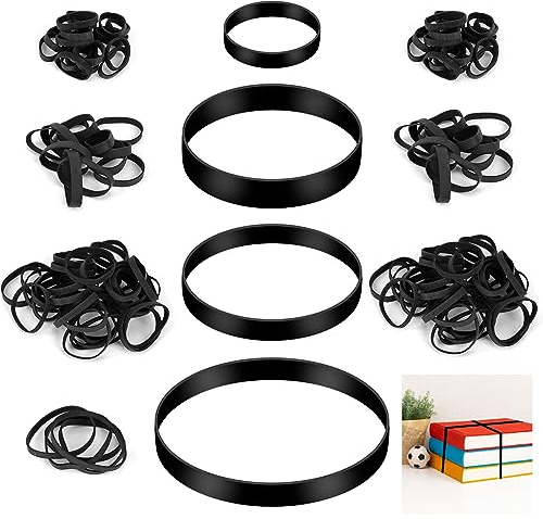 Elastico in Gomma Naturale 85 Pezzi Elastici Spessi Gomma 4 Diverse Dimensioni, Elastici Silicone Grandi e Piccoli per Uso Interno, Esterno e Industriale