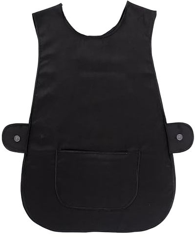 LINEN CLOSET Womens Tabards with Pockets for Men Ladies Cleaning Catering Chef Kitchen Aprons Unisex Hygea Tabard Apron Work Tabards