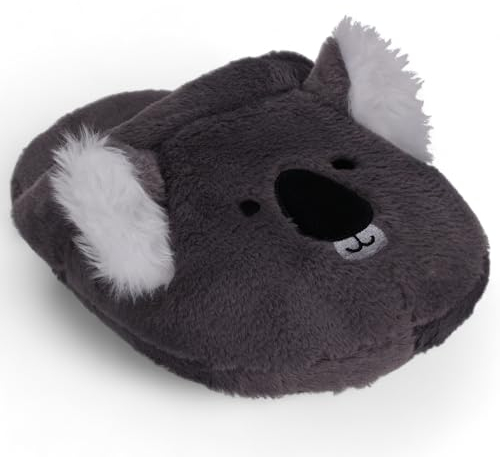 MIJOMA Kuschel-Fußwärmer in Tier-Design – Weiche Polyester-Fußwärmer, 35 x 28 cm, Langlebig, Pflegeleicht, Perfekt für kalte Tage (Koala - grau)
