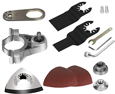 Generic 2 Piezas Accesorio Cabezal Adaptador Multiuso para Esmeril Cambio Rápido Apto Corte de Metal Grabado Madera Ranurado