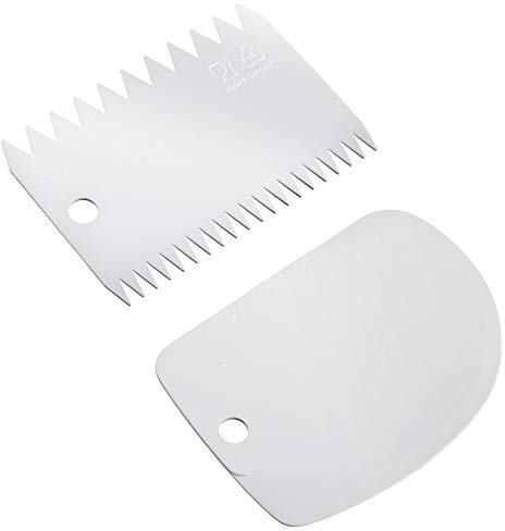 Westmark Set con spatola e paletta decorativa, 2 pz., Plastica, Bianco, 30852270