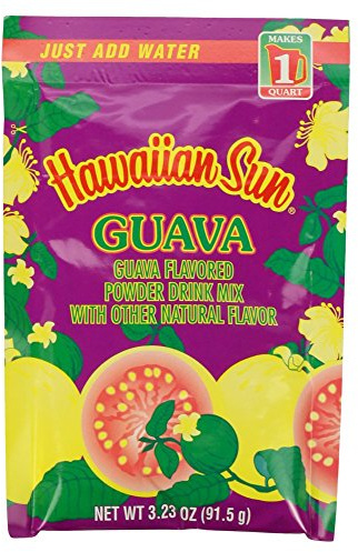 Hawaiian Sun Powder Drink Mix, Guava, 3.23-Ounce
