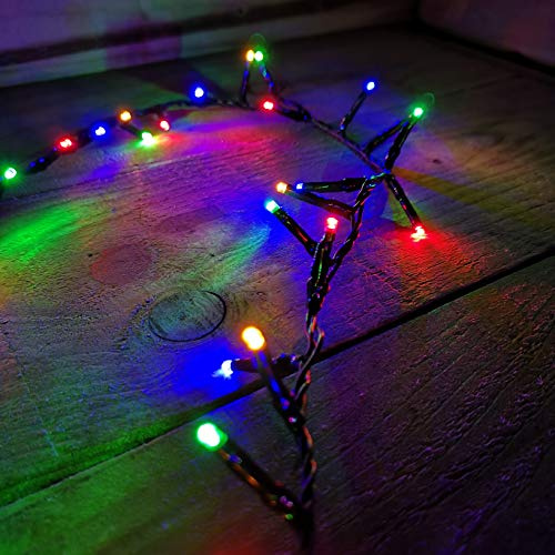 1,500 LED (37.5m) Premier TreeBrights Cluster Christmas Tree Lights Multicolour