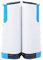 newrong Sport faltbar bis zu 5,1 cm dick, 1,8 m lang, für Zuhause, Büro, Tischtennisnetz, ausziehbar, grau + blau, 20 x 14 cm
